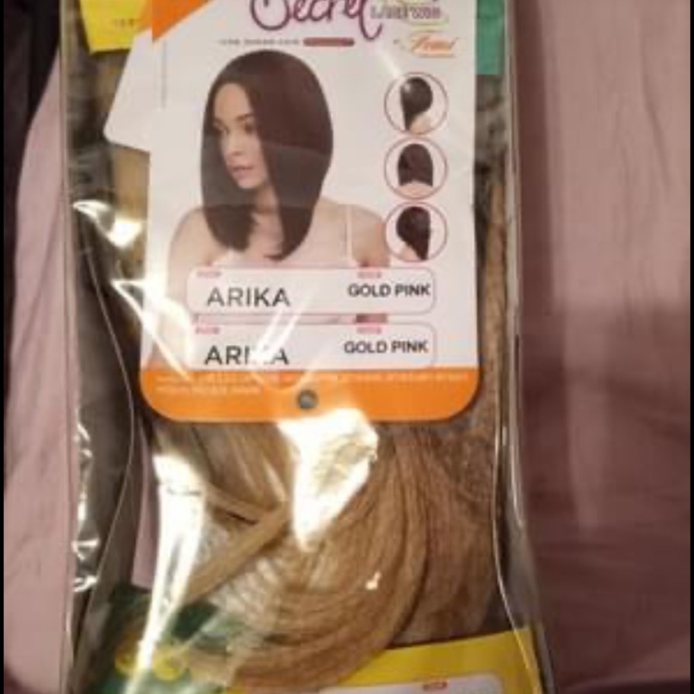 Lace front wig